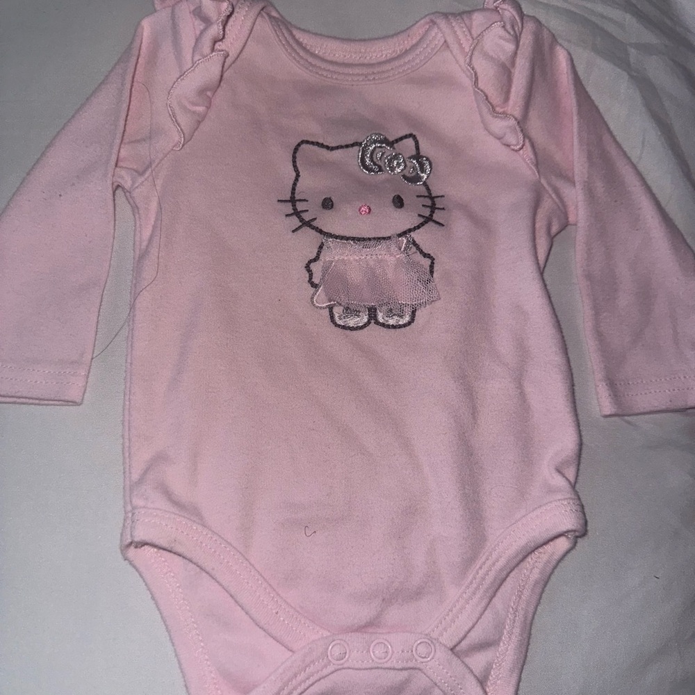 Hello Kitty Pink Bodysuit with Iconic Design